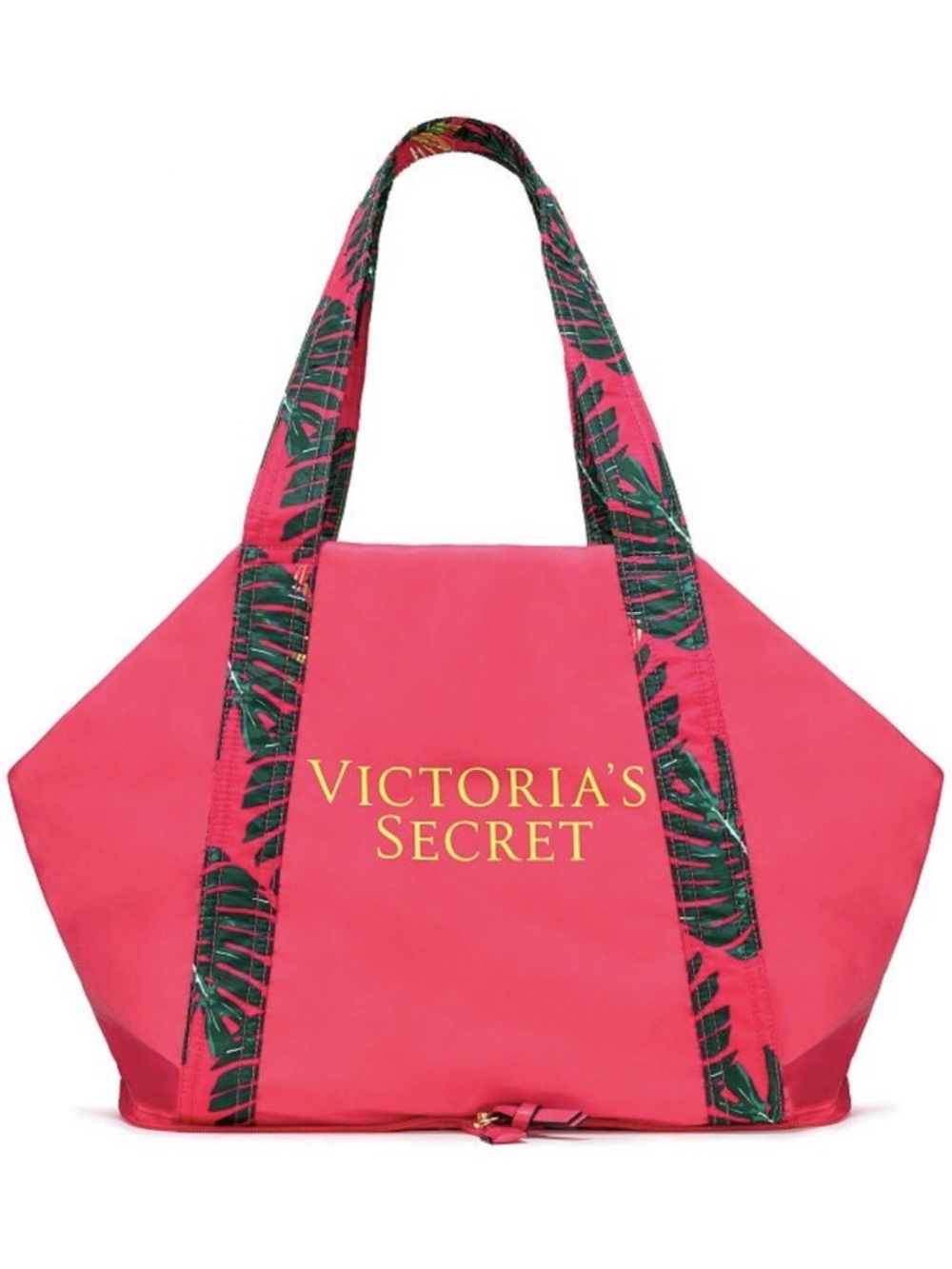 Victoria’s Secret Tropical Palm Packable Weekend Getaway Tote Bag